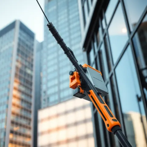 Myjka do mycia okien na wysokości